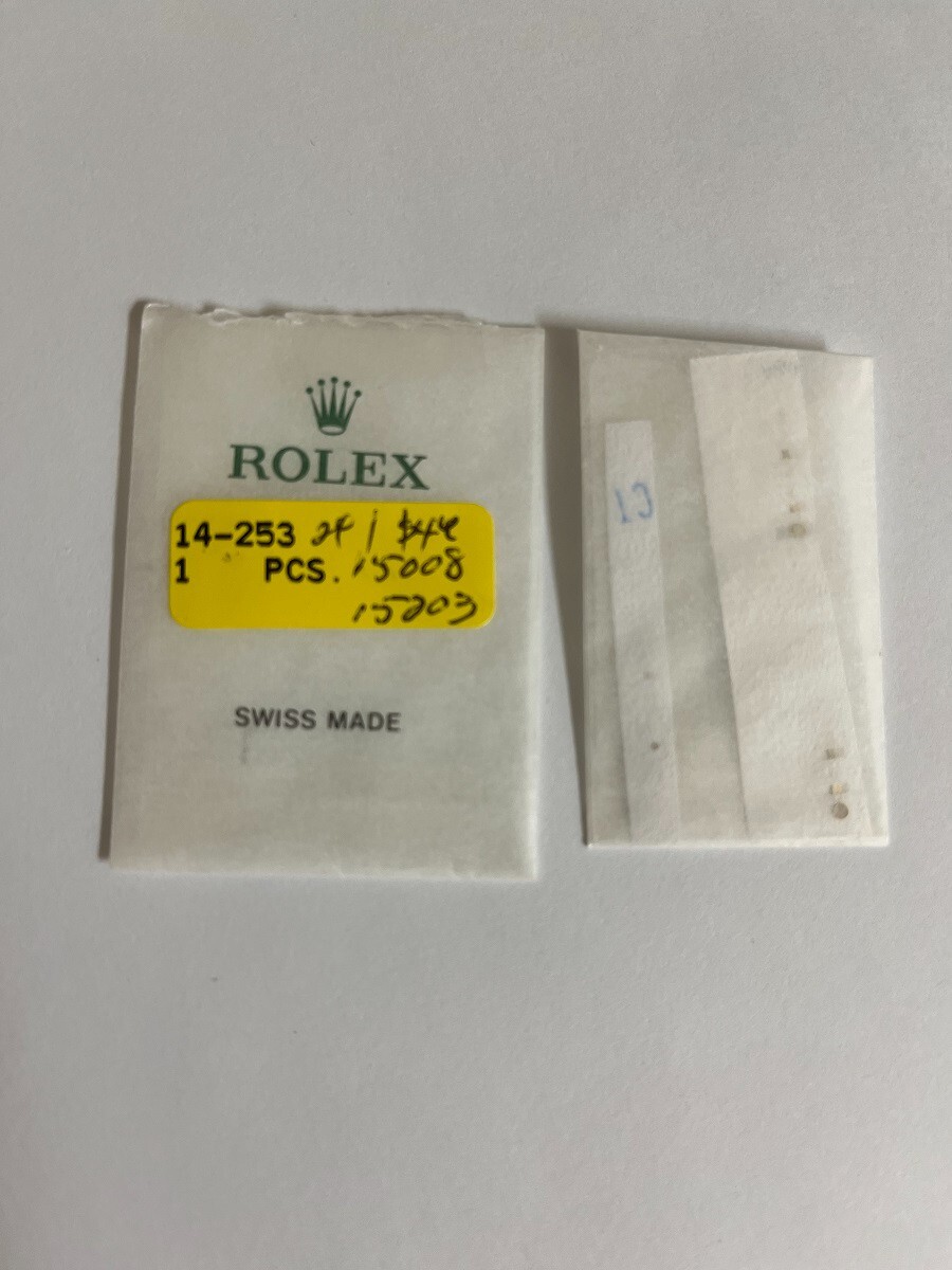 Genuine Rolex Set of Hands 14-253 Yellow Gold Model 15008 15003 New unsealed
