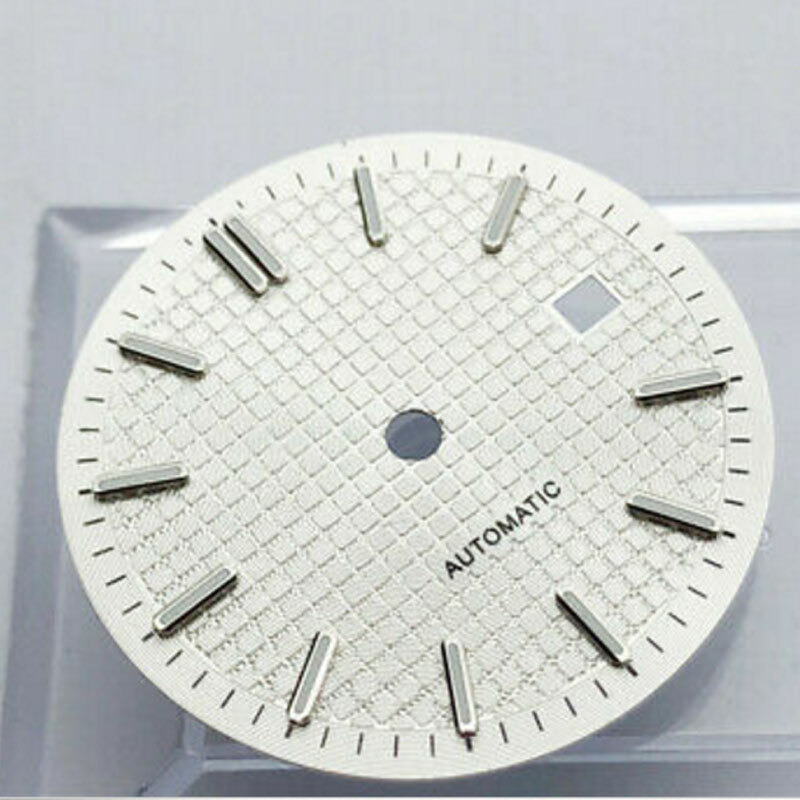 31mm White Sterile Dial Fit PT5000 ETA2824 DG2813 Miyota8215 821A Movement Date