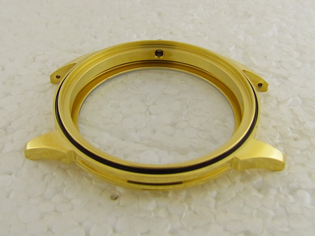 Gold Steel Case NEW!! for Movement IWC Patek Philippe Omega Rolex Chopard Zenith
