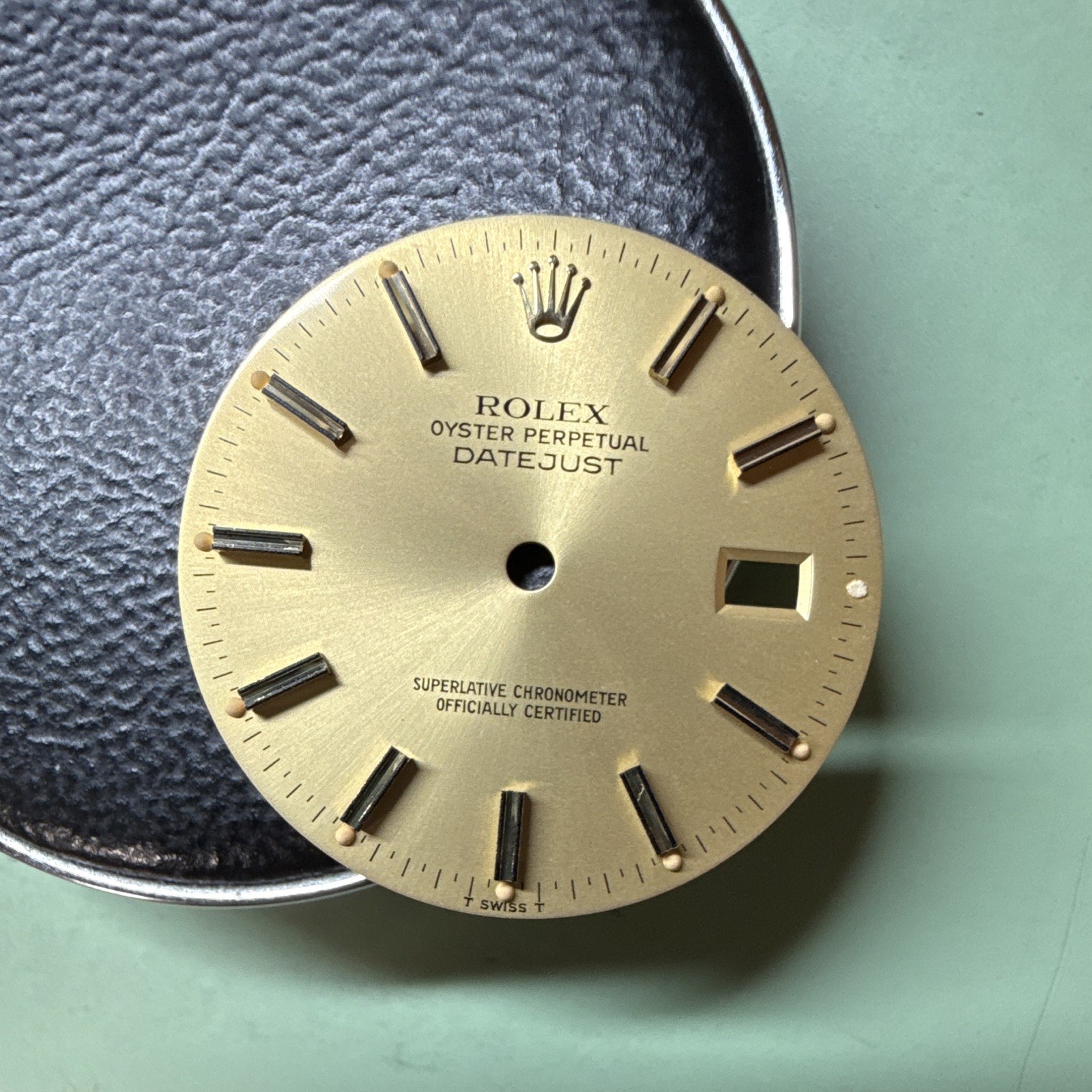 Rolex Gold Dial for Rolex Datejust 16013 Non-Numeric Hour Marks