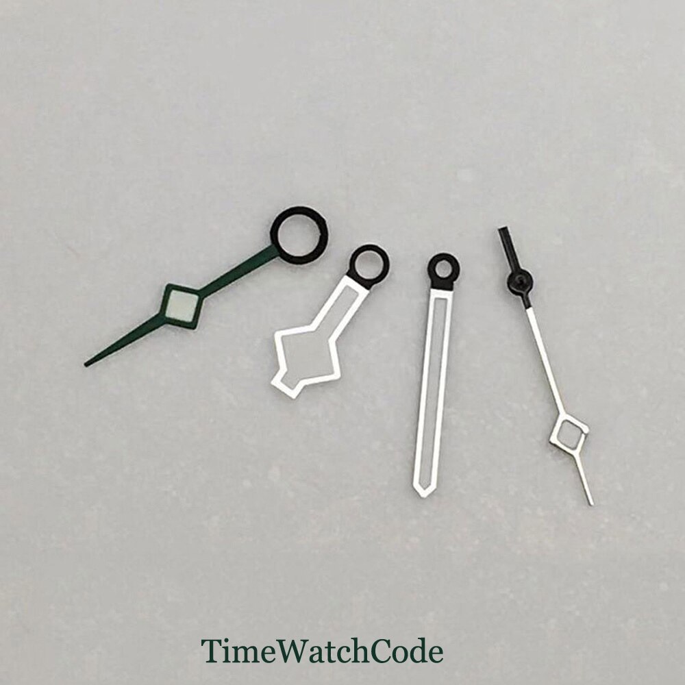 GMT Watch Hands Fit for NH34 NH35 NH36 Movement Green Luminous Accessories
