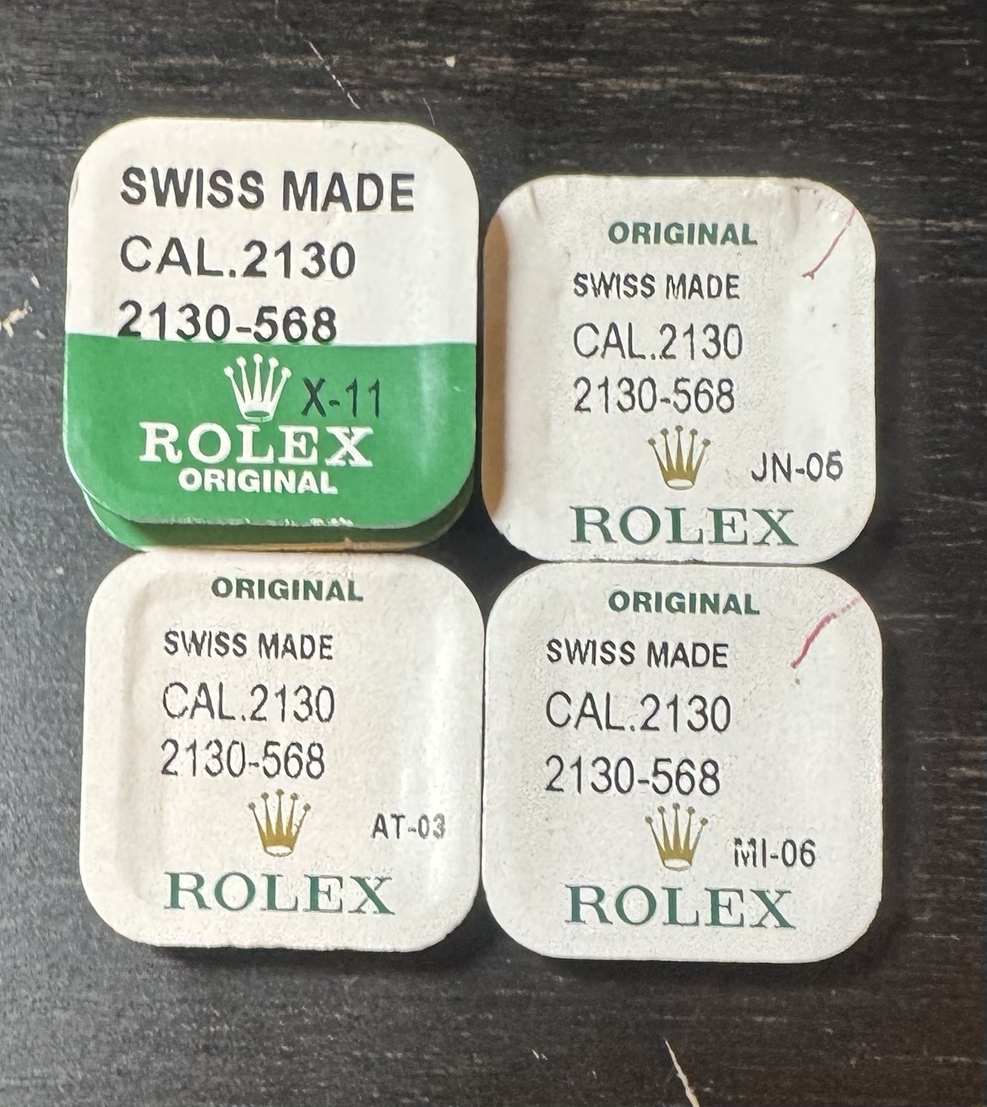Rolex Cal. 2130 Part 568 Axle For Oscillating Weight 2130-568