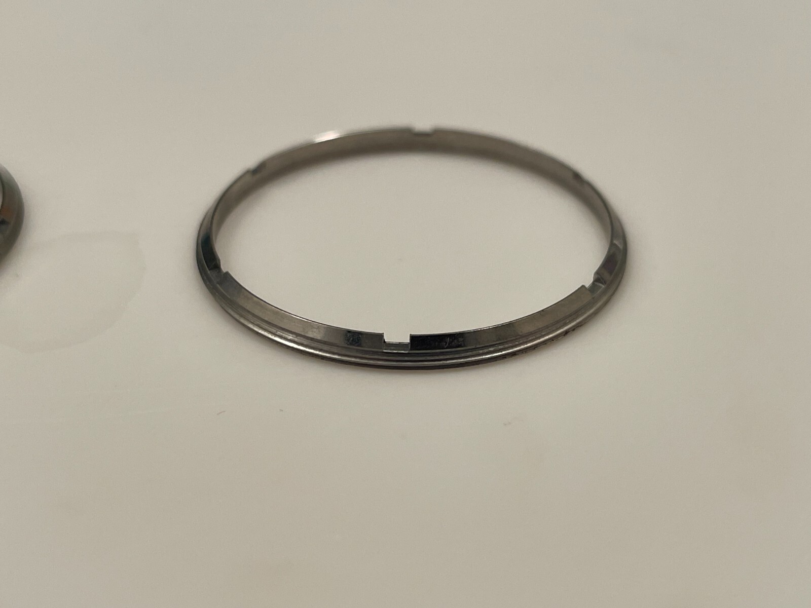 Bulova Accutron TWO Case Back Rings for watch, 214 CAL 2182 for parts stainless