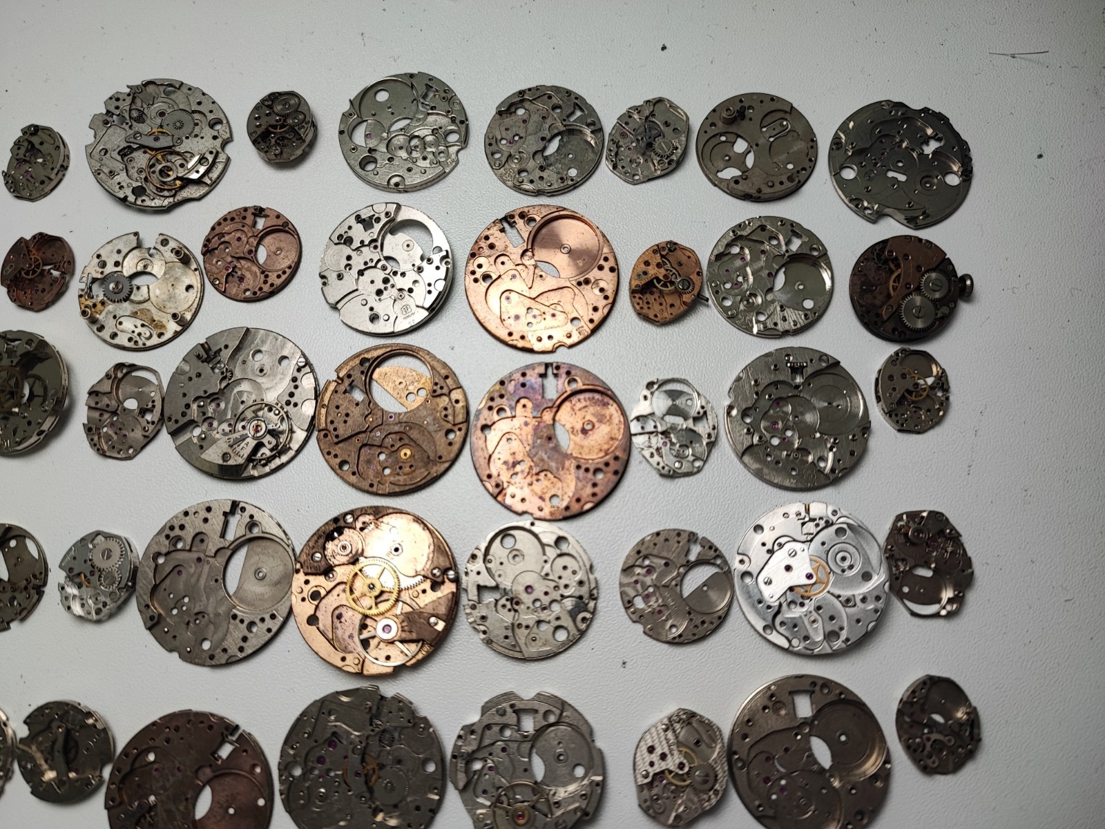mix Watch Main Plate platinum lot watchmaker brac as fef fe int bfg ut gub ot…