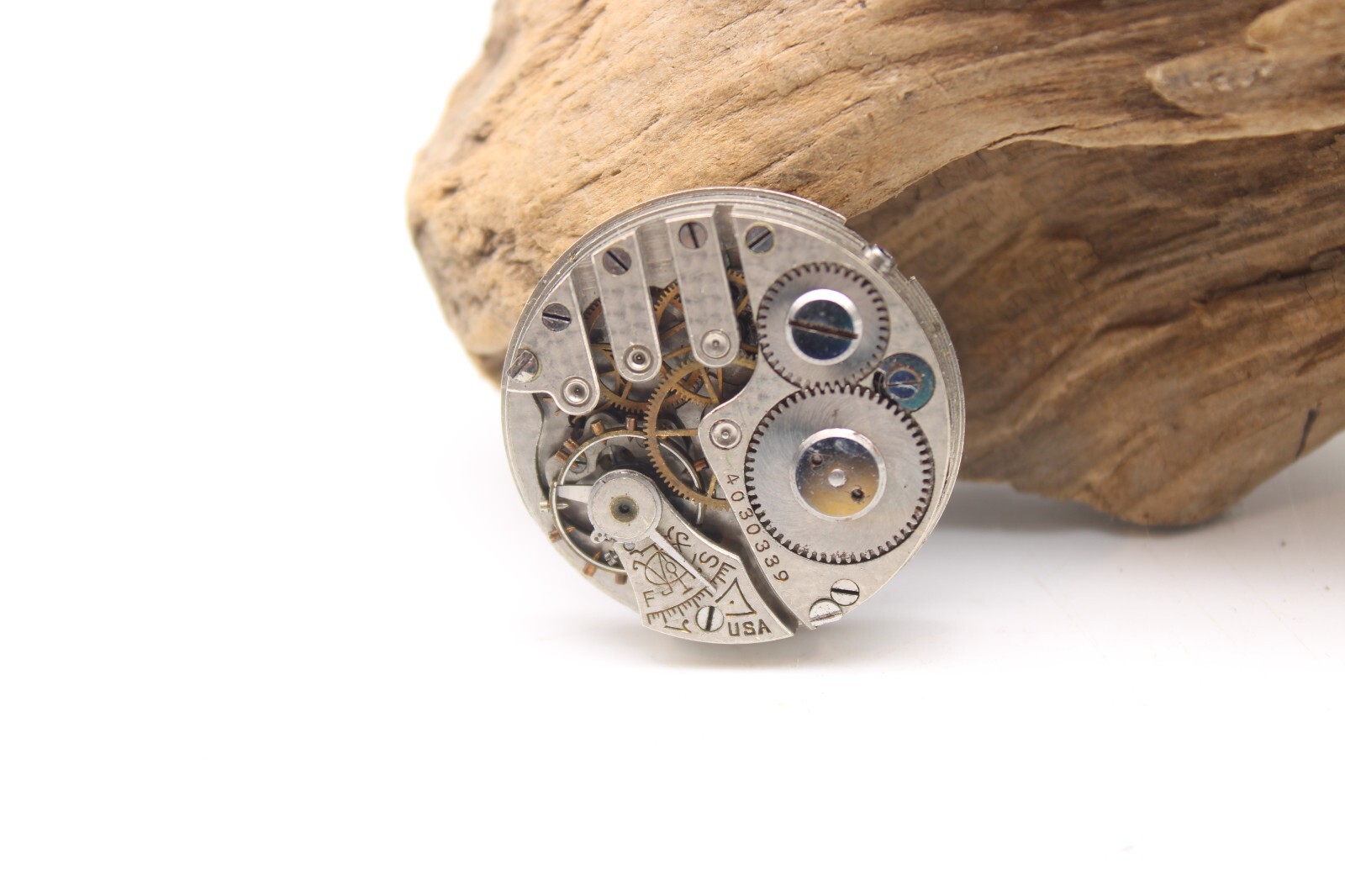 1905-1908 TRENTON POCKET WATCH MOVEMENT 4030339 GRADE 100 0s 7j (CL)