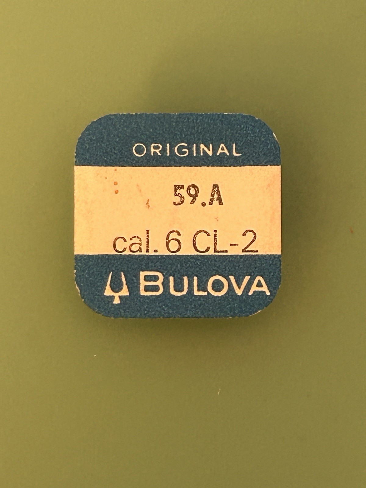 Bulova – Part 59.A – Escape Wheel – Cal. 6 – CL 2 – Orig. Sealed Packaging