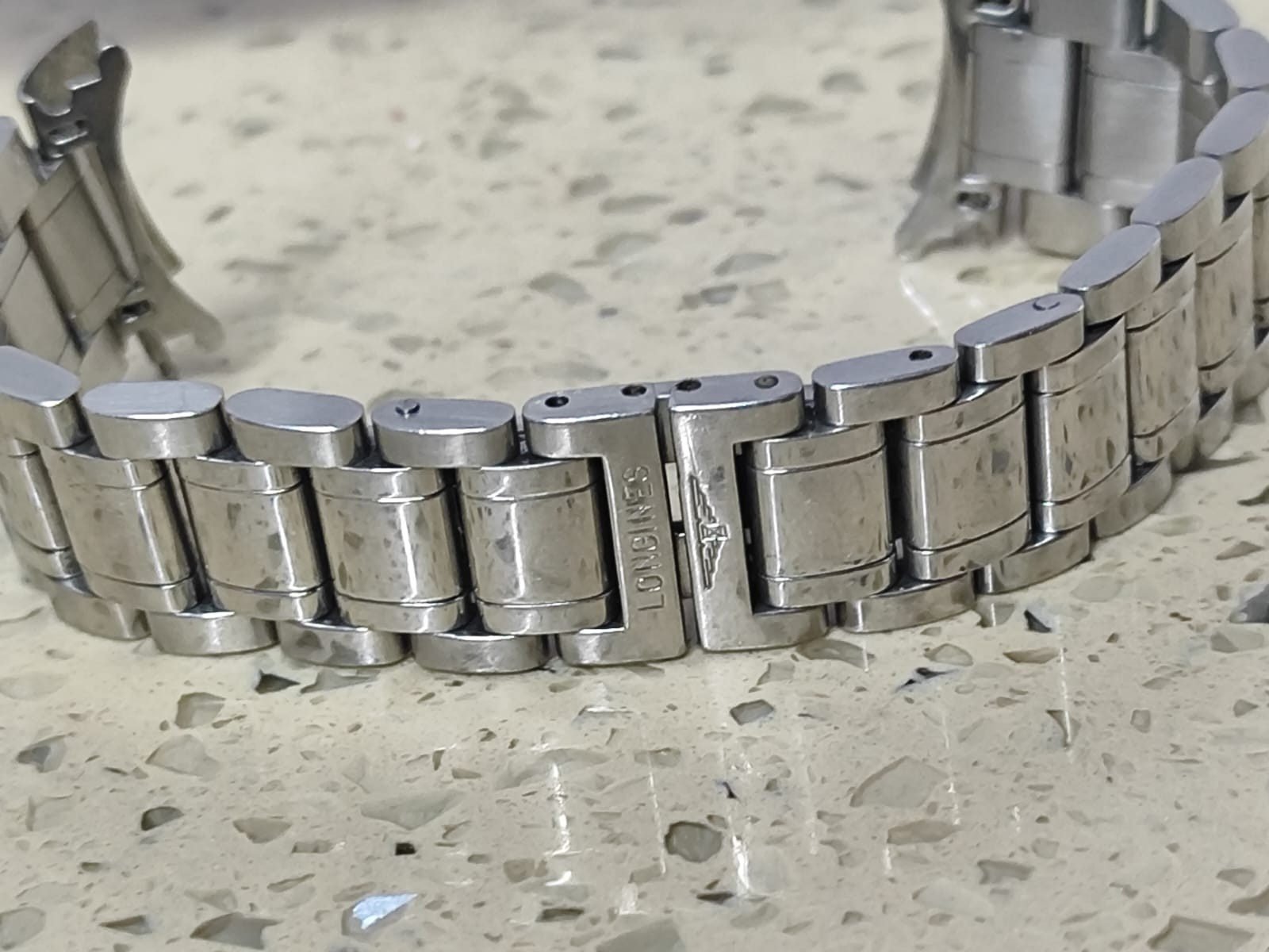 Longines Admiral Chronograph Automatic 7750 Part bracelet 20mm Steel Used
