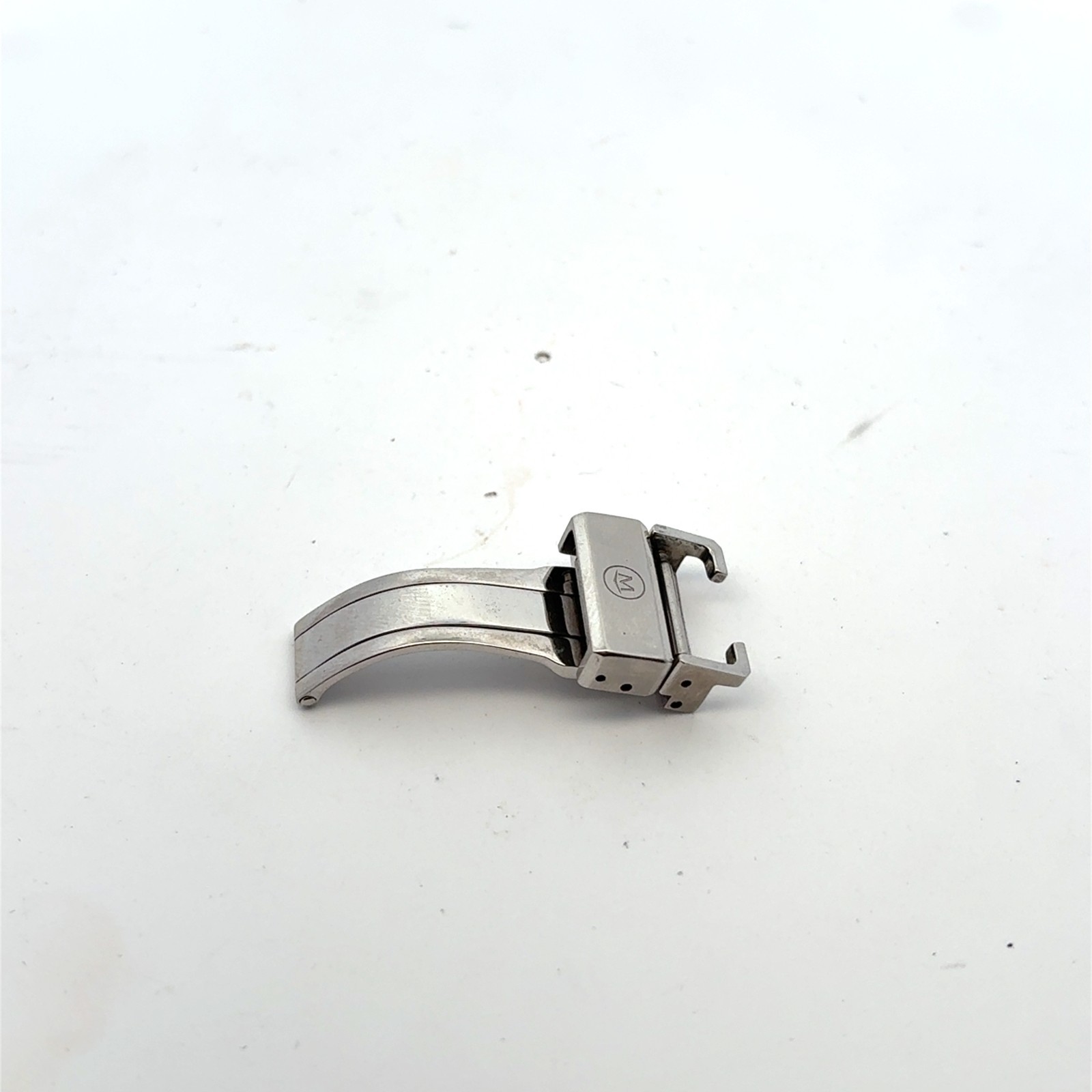 Movado Sports Edition SE 18.5mm Silver Tone Stainless Watch Deployment Clasp