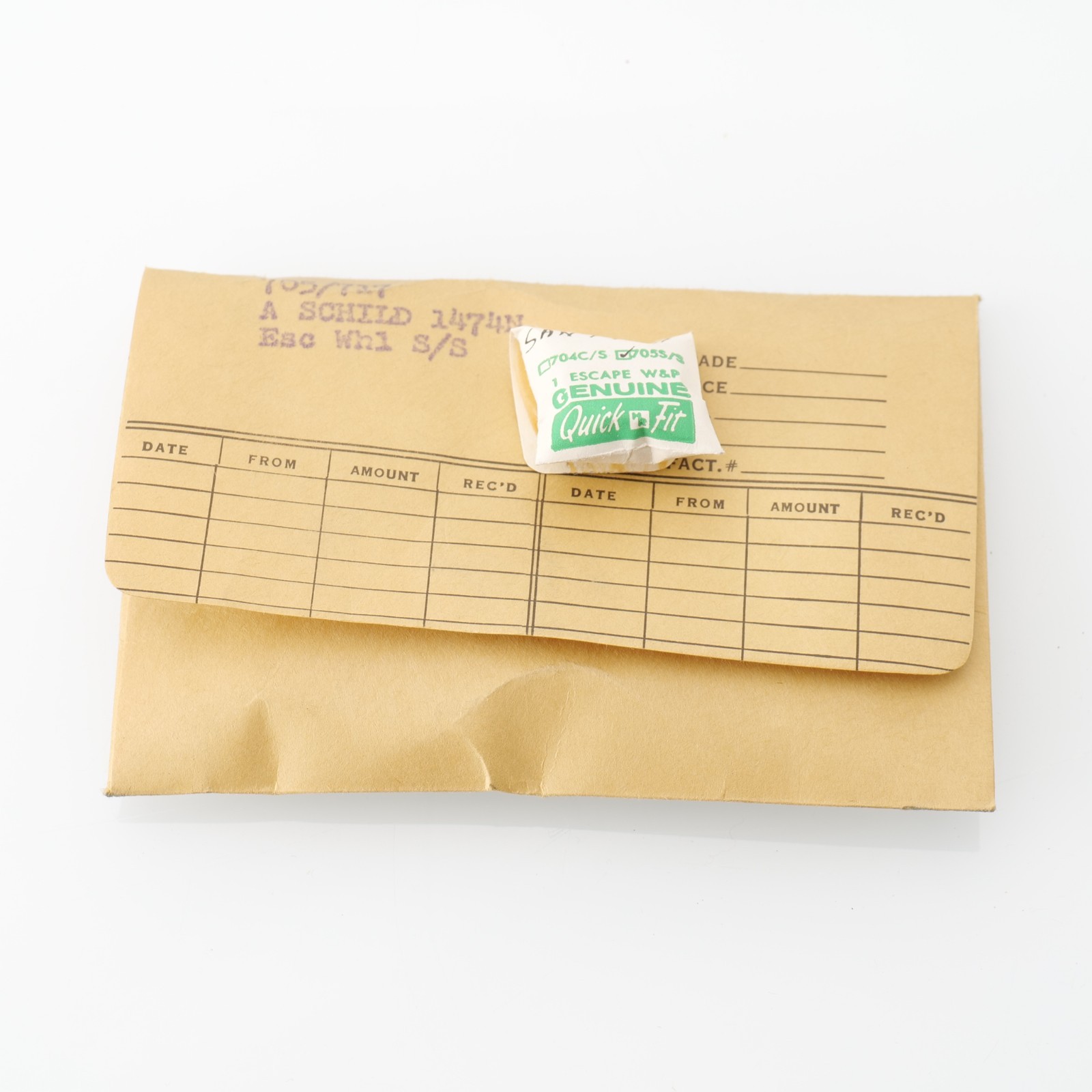 A. Schild- AS 1474N Escape Wheel Watch Part New Old Stock Bestfit 705/717