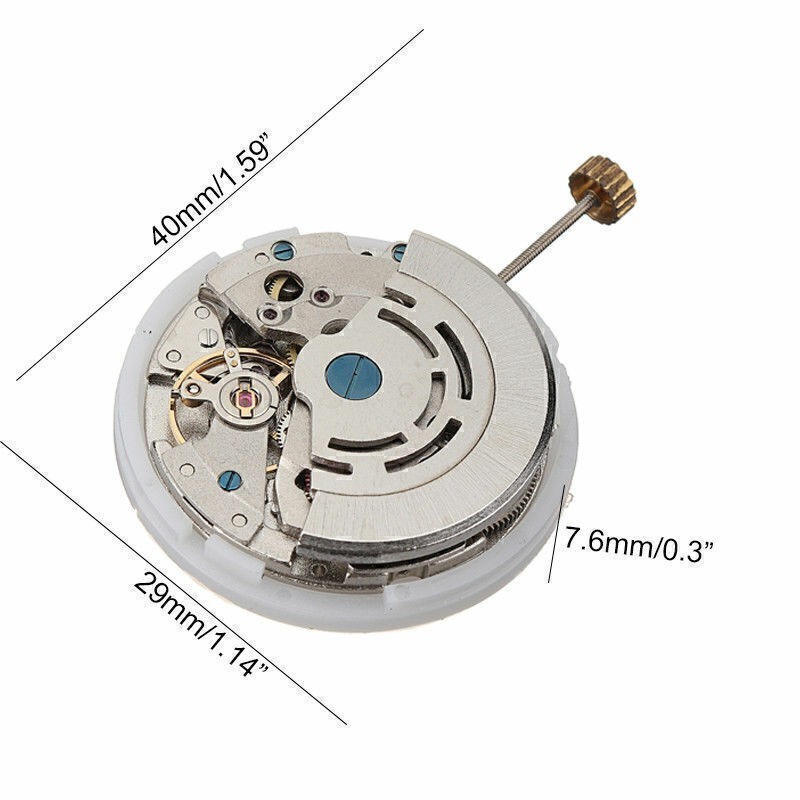 Automatic Movement Day Date High Accuracy For 2813 8205 WristWatch Replacement