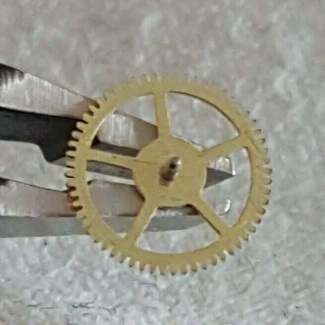 Bulova Caliber 10BCC Part Number 6B (Sweep Second 4th Wheel and Pinion)