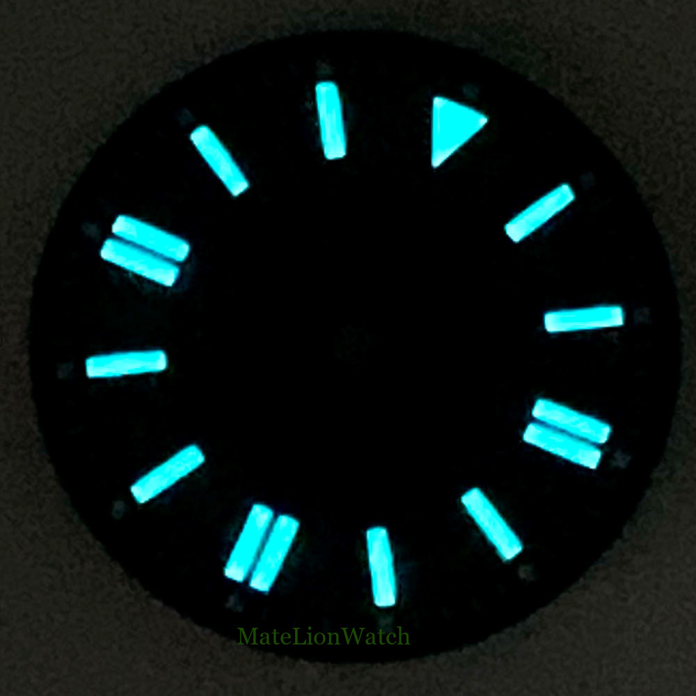 31mm/28.5mm Watch Dial Fit For NH35/NH35A Miyota 8215 821A ETA 2824 Blue Lume