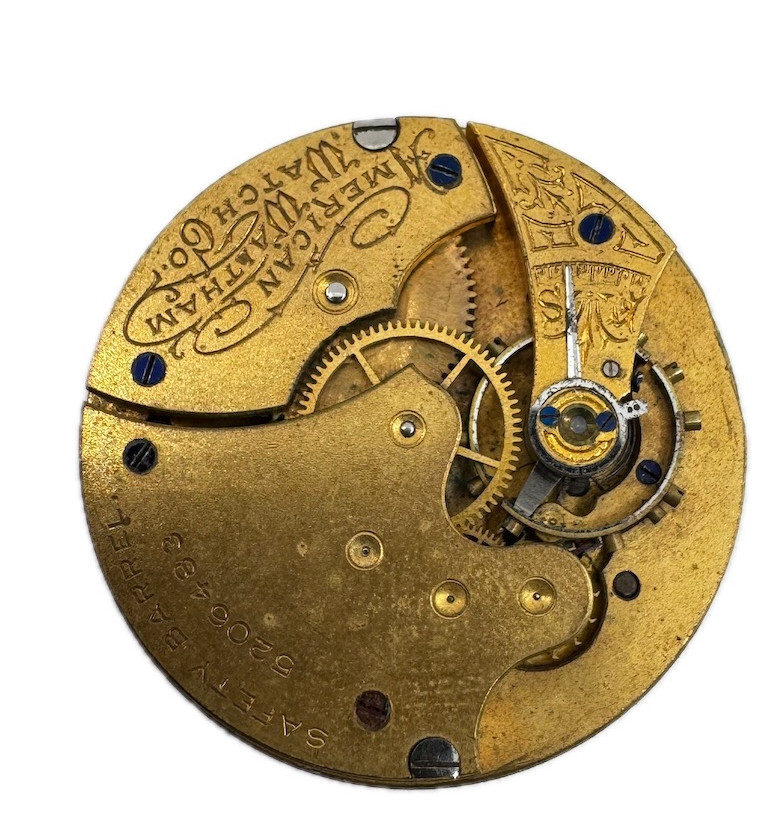 Antique 6s 1891 Waltham Multicolor 7 Jewel Hunter Pocket Watch Movement J USA