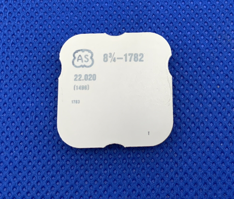 AS 1782 (1496) WATCH PART. Factory Sealed. Genuine New Old Stock. Auto 6489