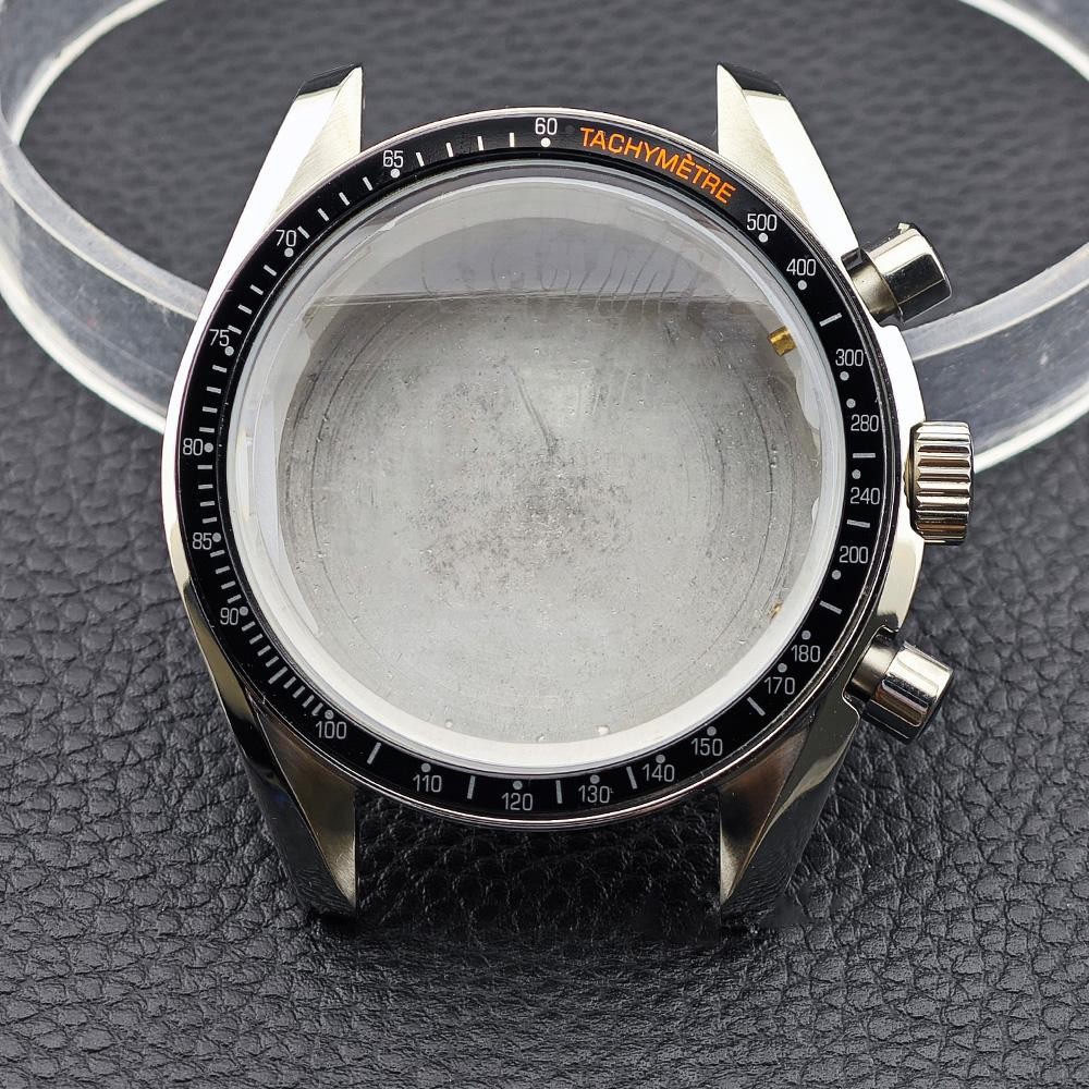 39.7mm Metal Watch Case Fit VK63 Movement Men Watch Parts for 20mm Strap