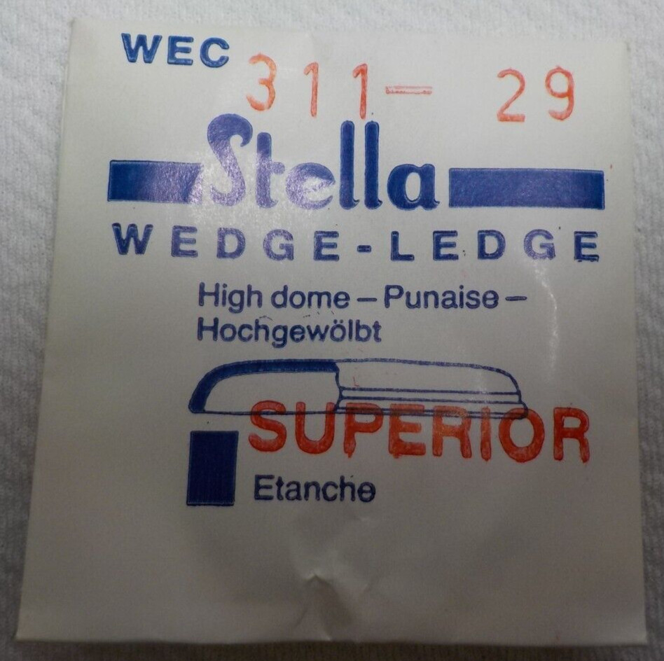 STELLA ROUND WATCH CRYSTAL WATCHMAKER REPLACEMENT PART 311 29 WEC #196