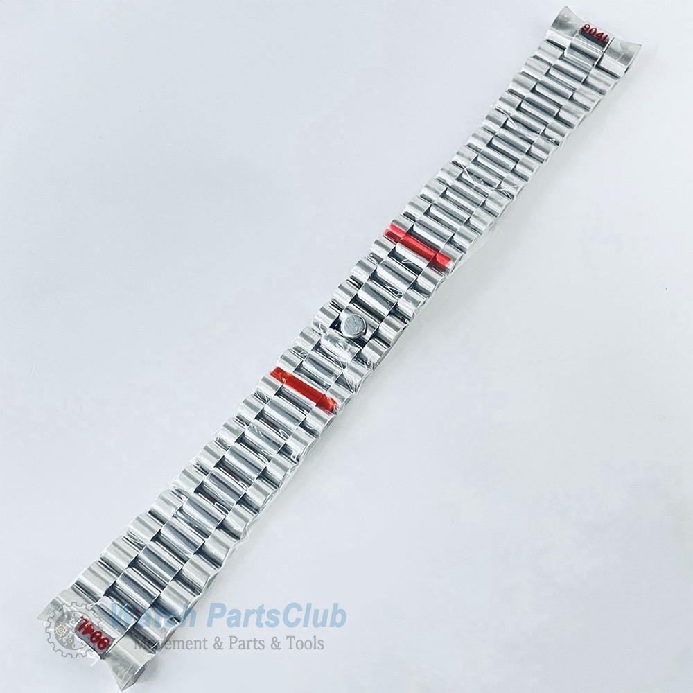 904L Solid Stainless Steel Oyster Jubilee Watch Band 20mm Brushed Polished