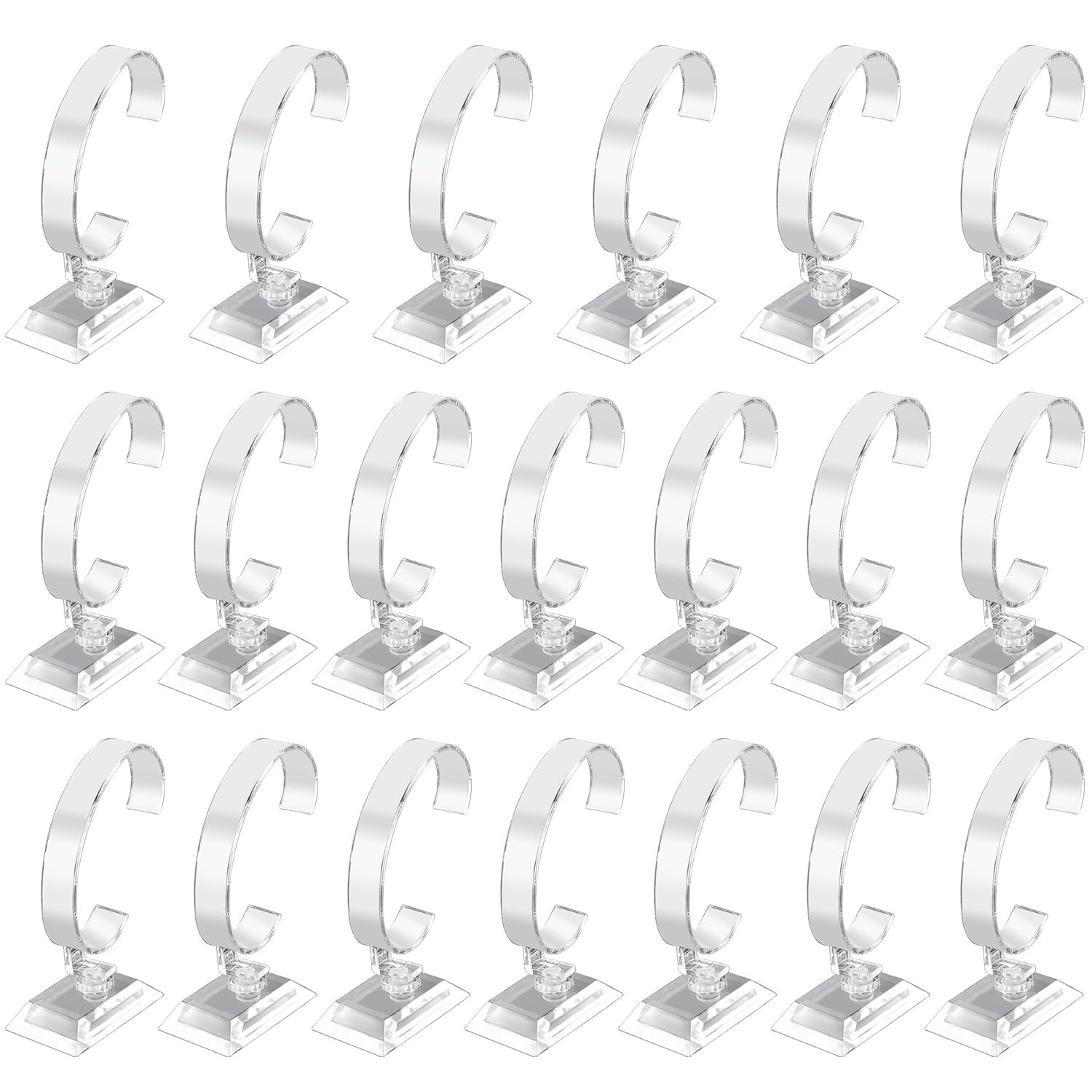 Enenes 20 PCS Bracelet and Watch Display Stand Holder for Wrist Watches and B…