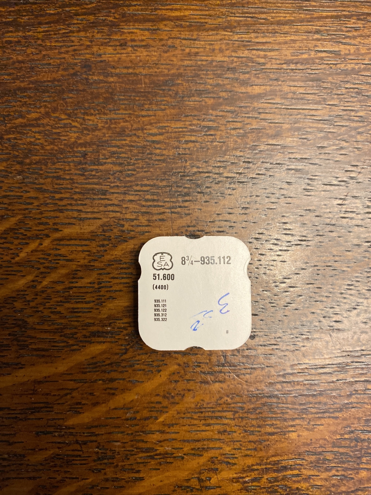 ESA 935.112 Watch Part New Old Stock Watch Repair NOS Part# 4400 Battery Bracket
