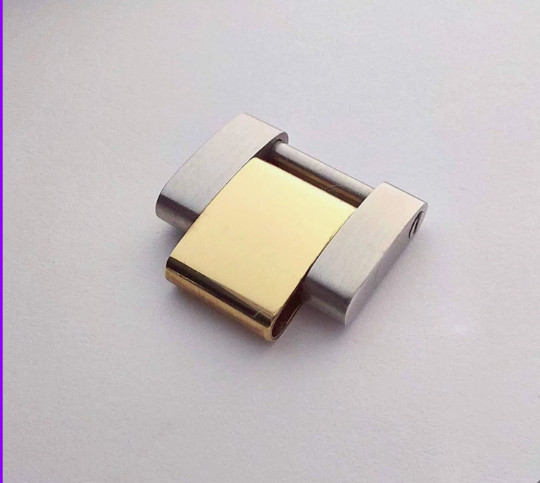 Genuine Rolex 14MM Stainless/18 kt Gold OYSTER LINK “D” style hollow link