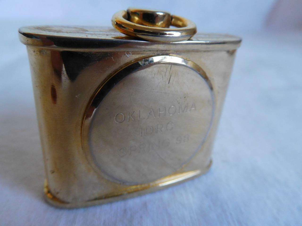 IDRC Lady vtg GREAT SEAL the STATE of OKLAHOMA Presentation pocket wind up WATCH