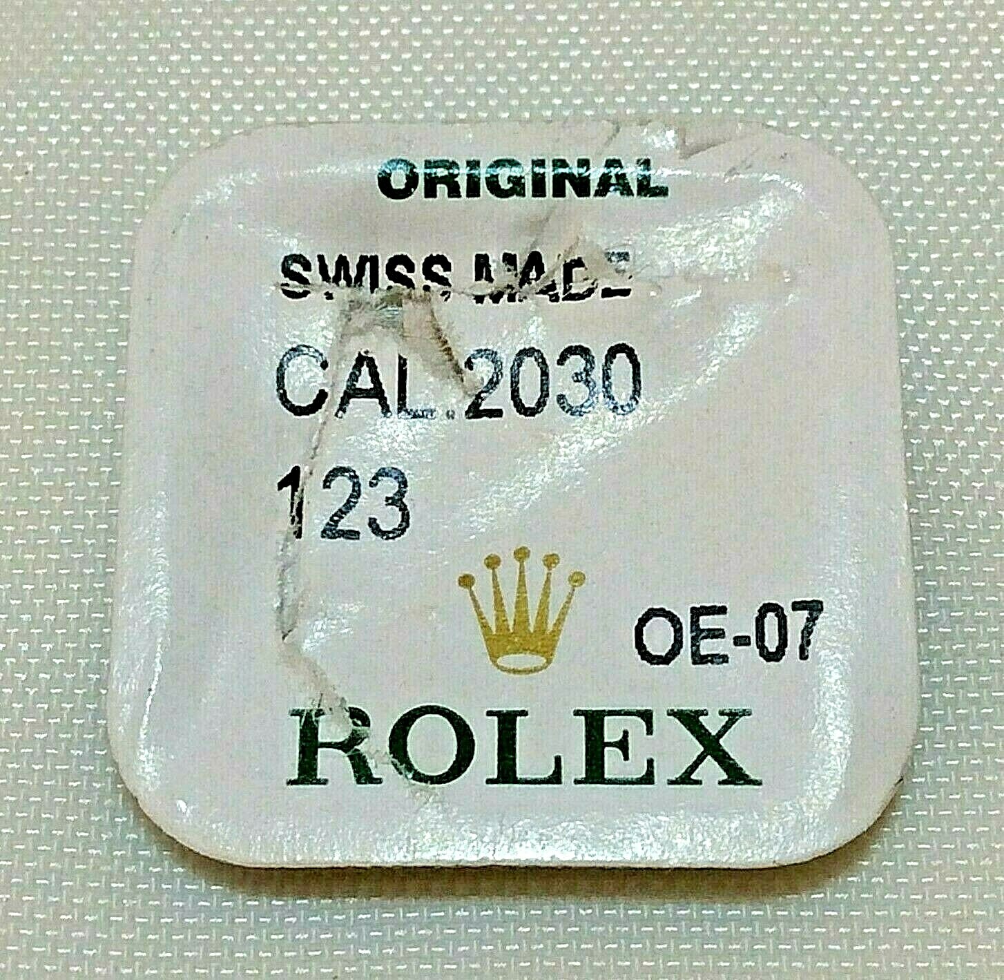 Authentic Unused Rolex Part 2030-123 Casing Up Clamp Open Package
