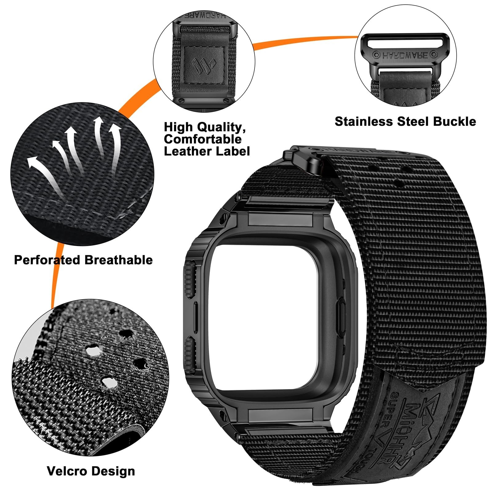 MioHHR Band Compatible with Fitbit Versa 4 3 2 1 /Fitbit Versa Lite/Fitbit Se…