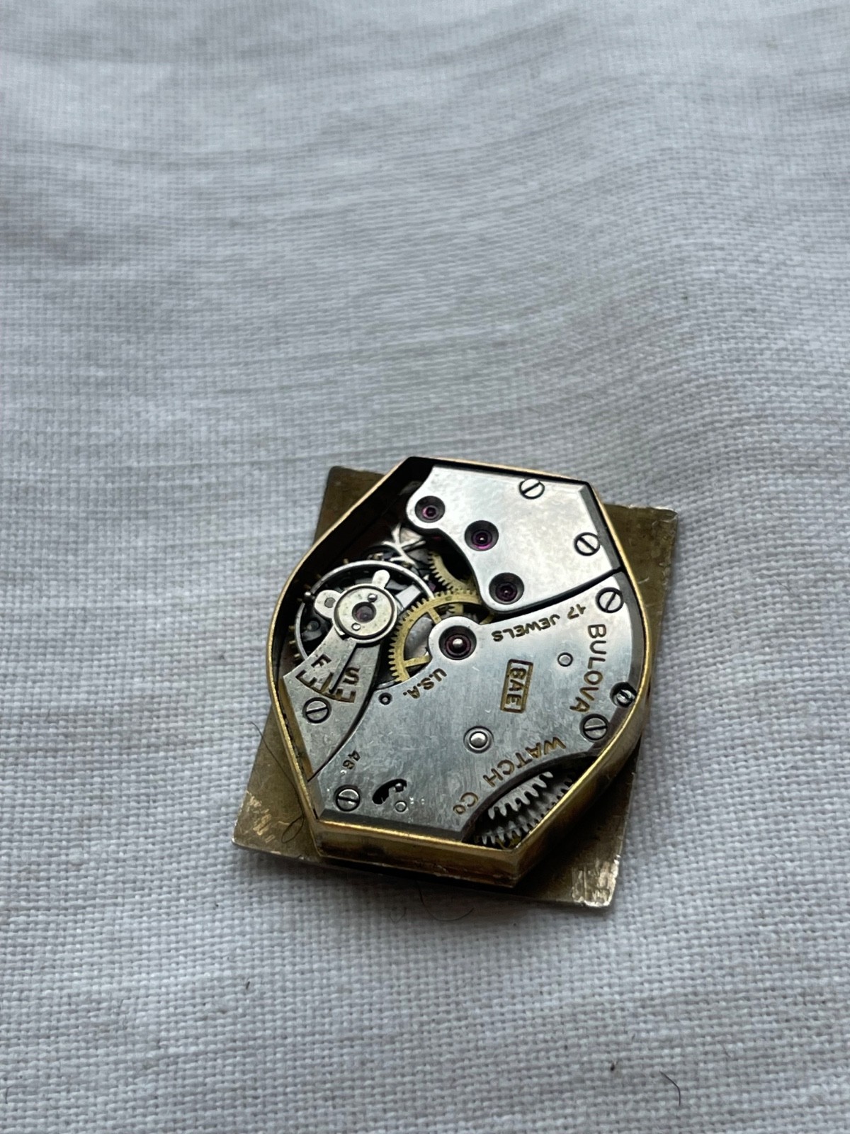 Bulova 8 AE – movement for pocket watch AS IS – lot3004
