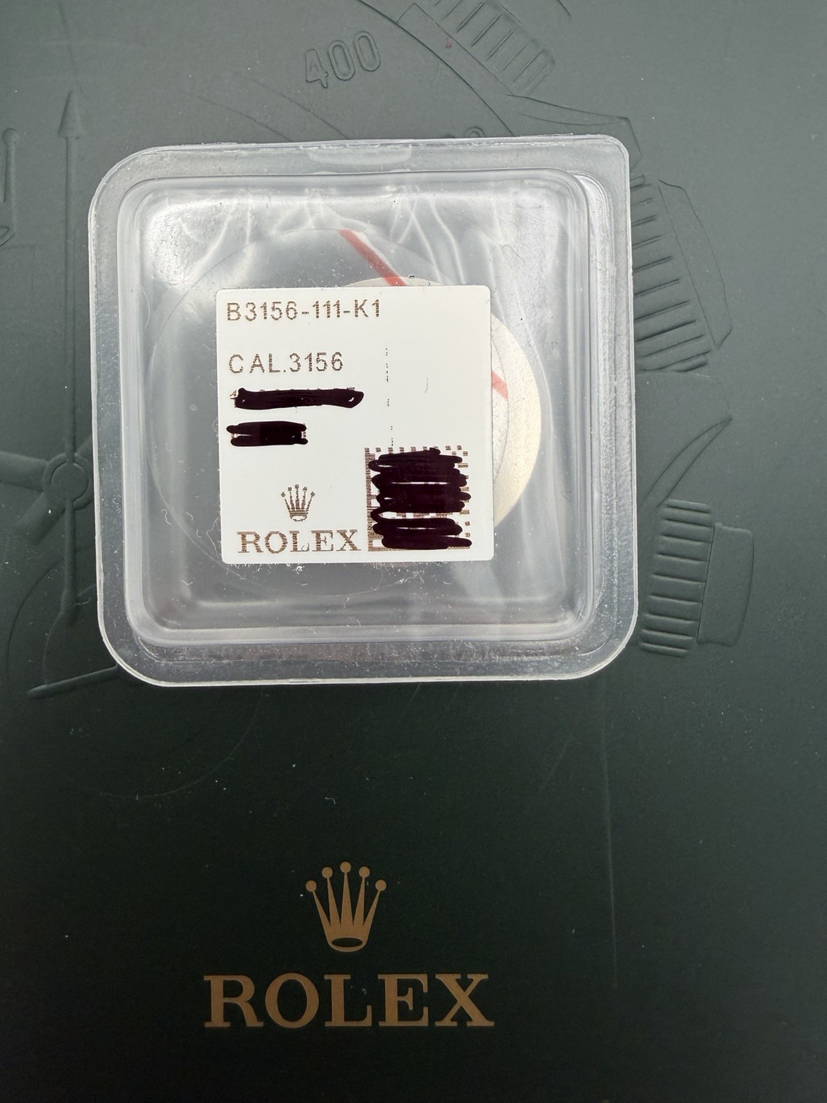 Genuine Rolex 3156-111 Date Indicator White Black 3136 3156 3187