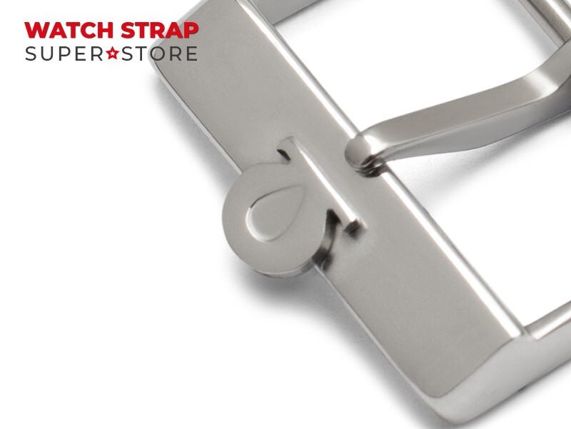 Silver 18mm Tongue Vintage Buckle For OMEGA Leather Watch Strap Band Clasp Pins