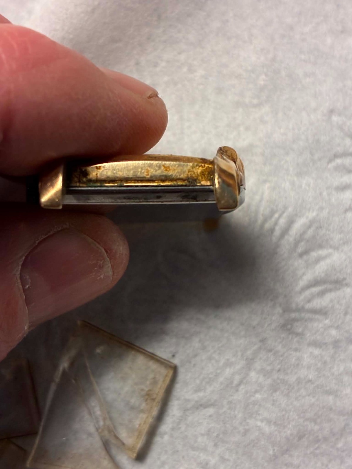 Vintage 1952 Bulova President Watch L2 – FOR PARTS OR REPAIR – Signed Crown