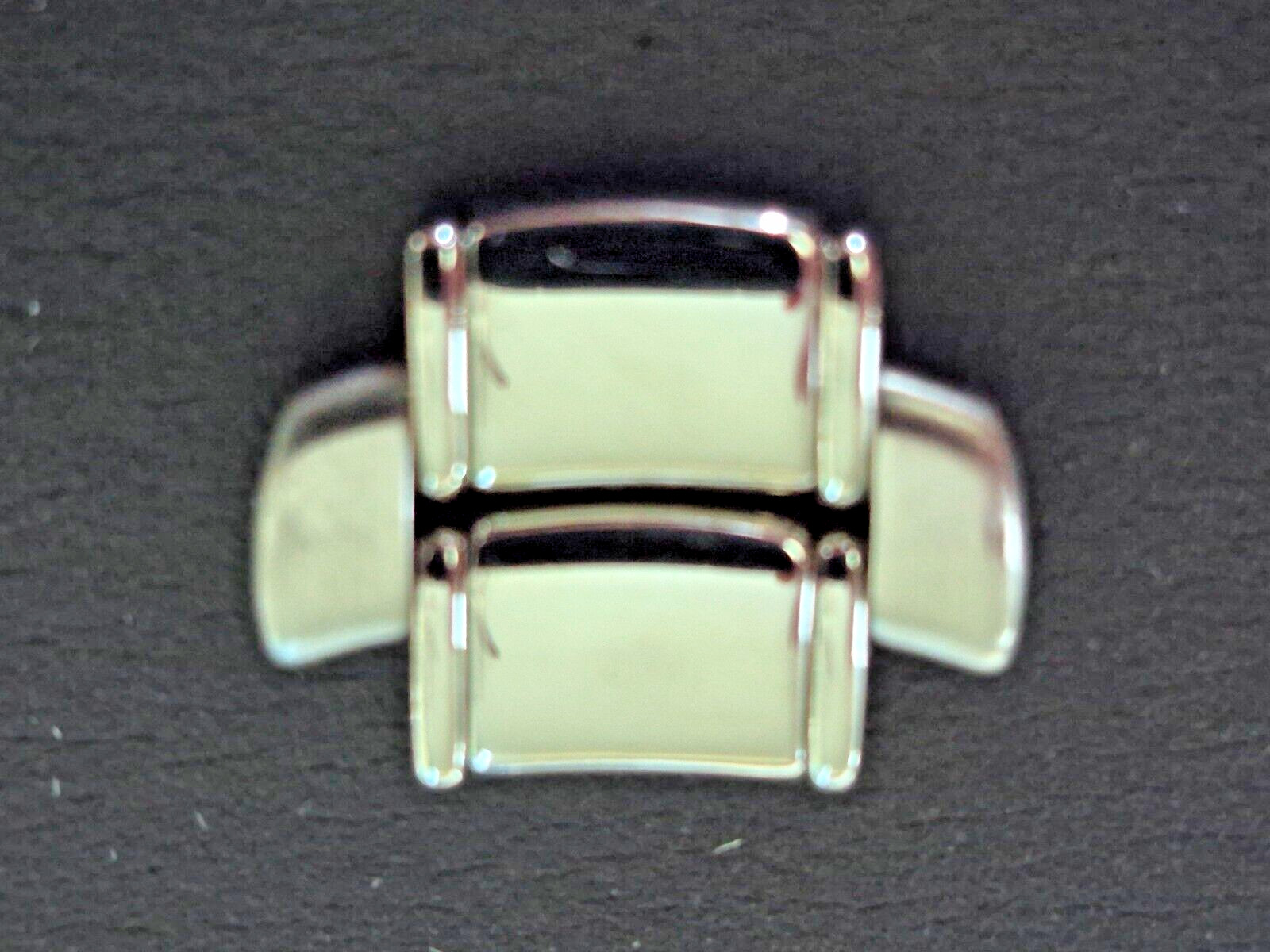 EBEL 1911 DICOVERY BAND BRACELET LINK 17mm Wide, 2 center, one outer without pin