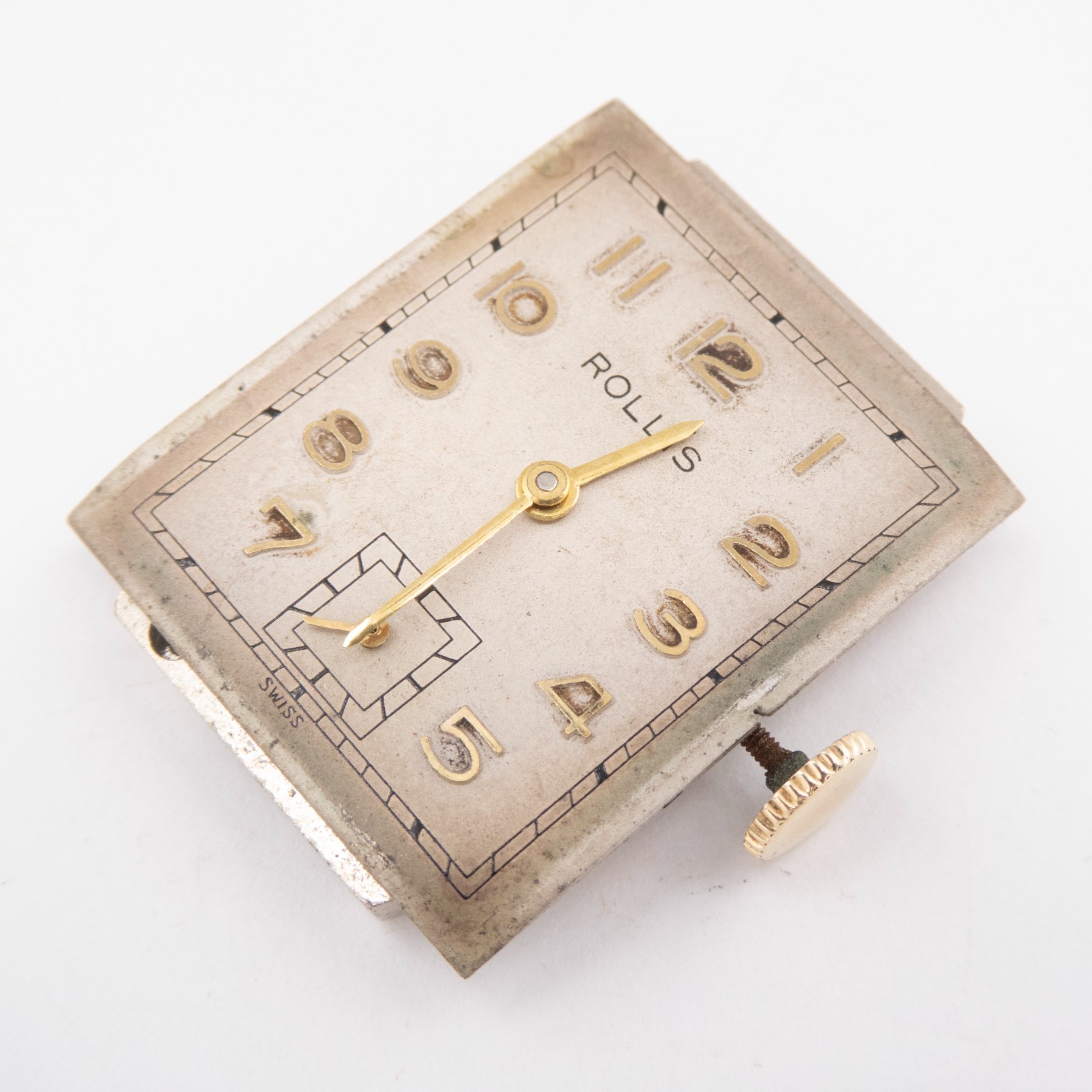 Vintage Grana / Kurth Freres Cal. 251 17-Jewel Wristwatch Movement, Keeps Time