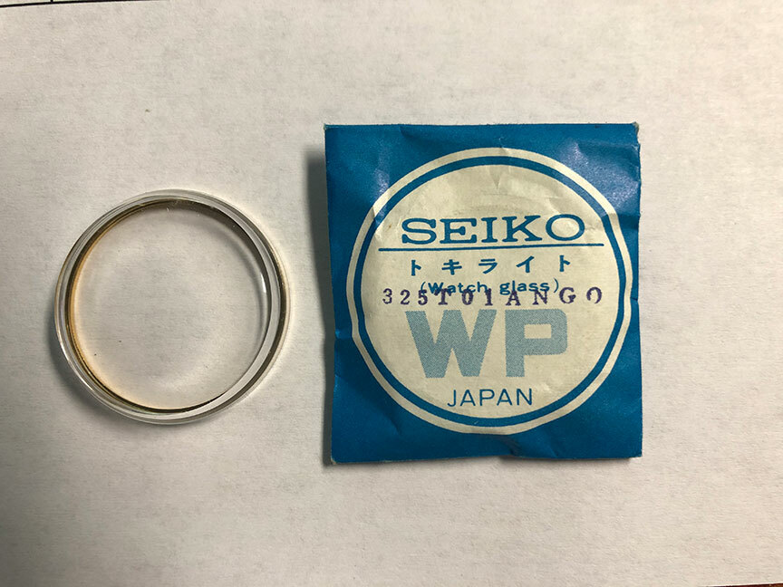 Original Genuine Vintage Seiko Wrist Watch Crystals – 325 Series, Many Sizes