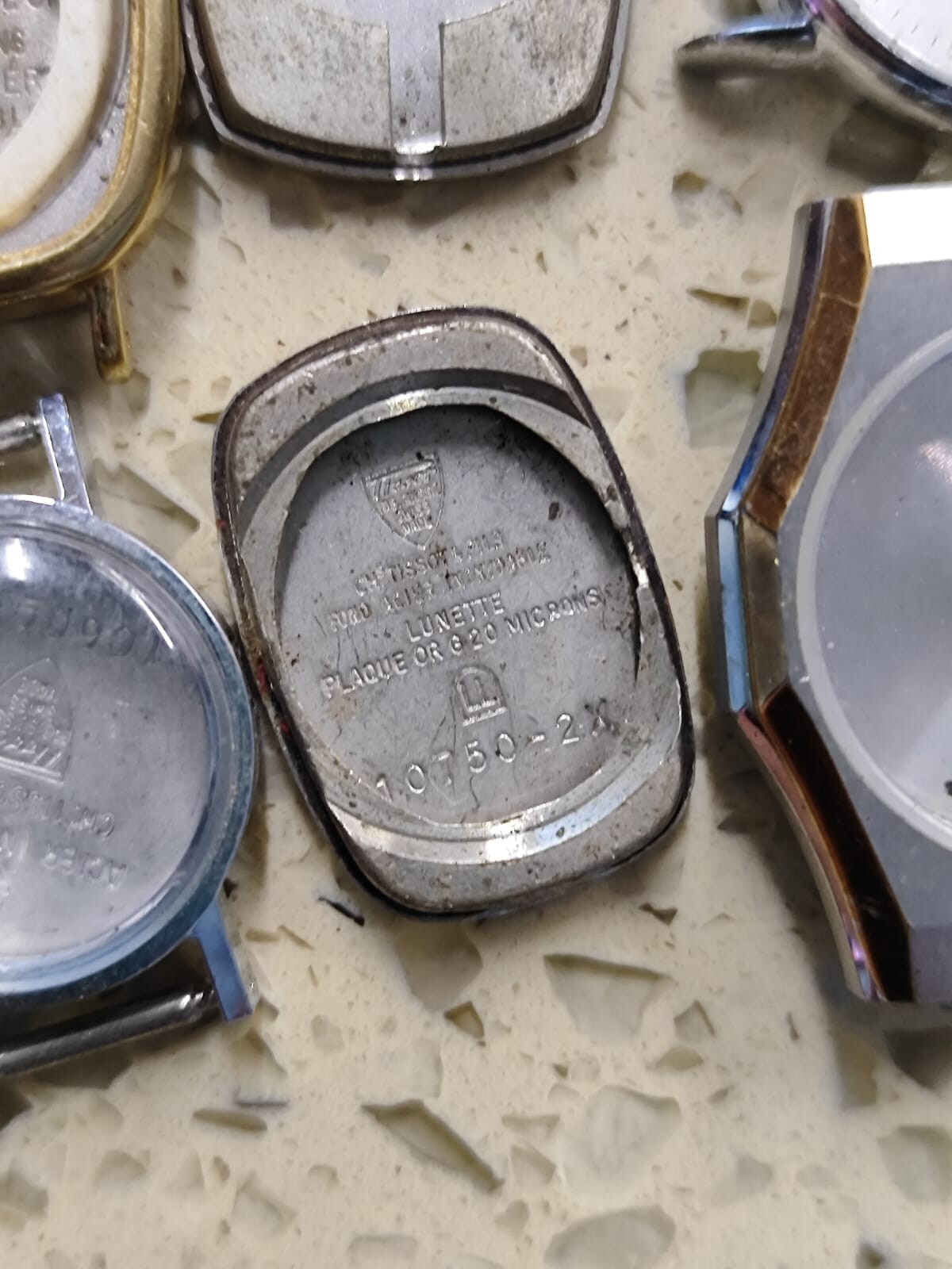 Vintage Lot Swiss Case Ladies Tissot / west end NOS