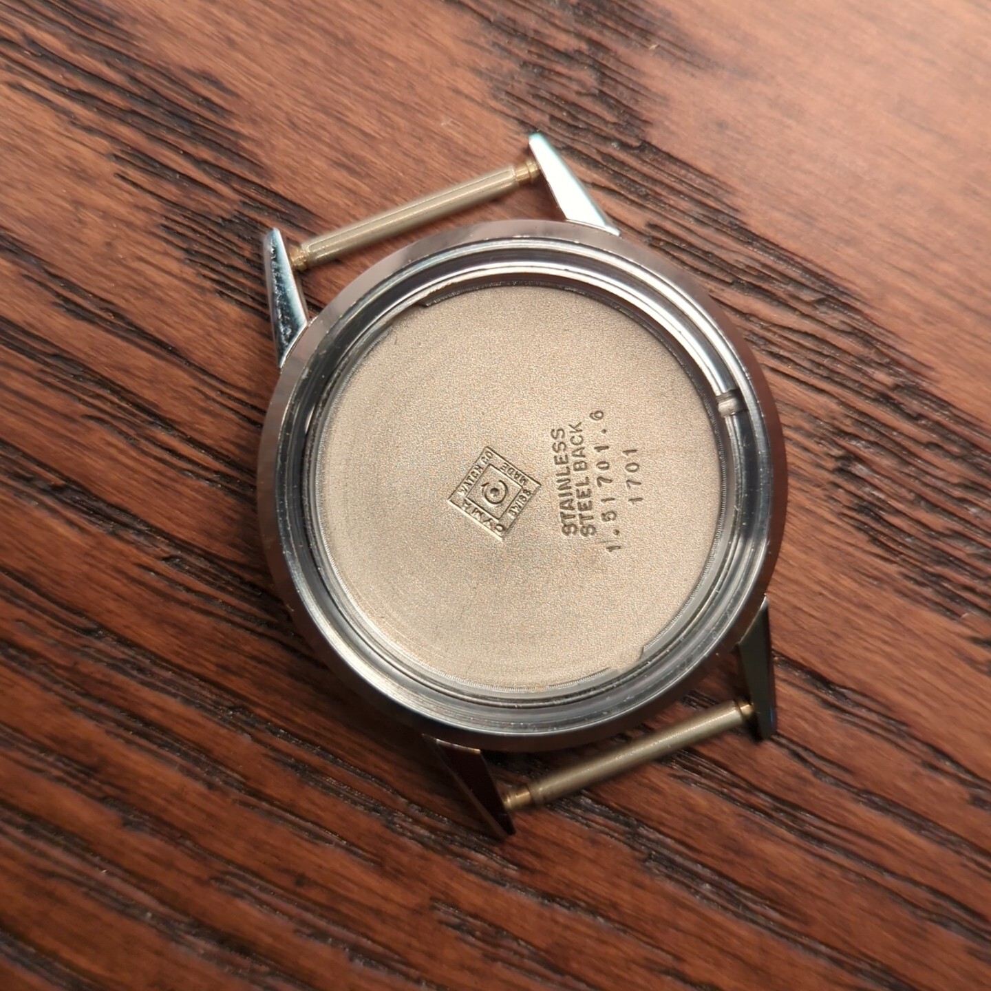 Cyma New Old Stock Watch Case from 1963, 35mm for Cal 484 28mm Movement