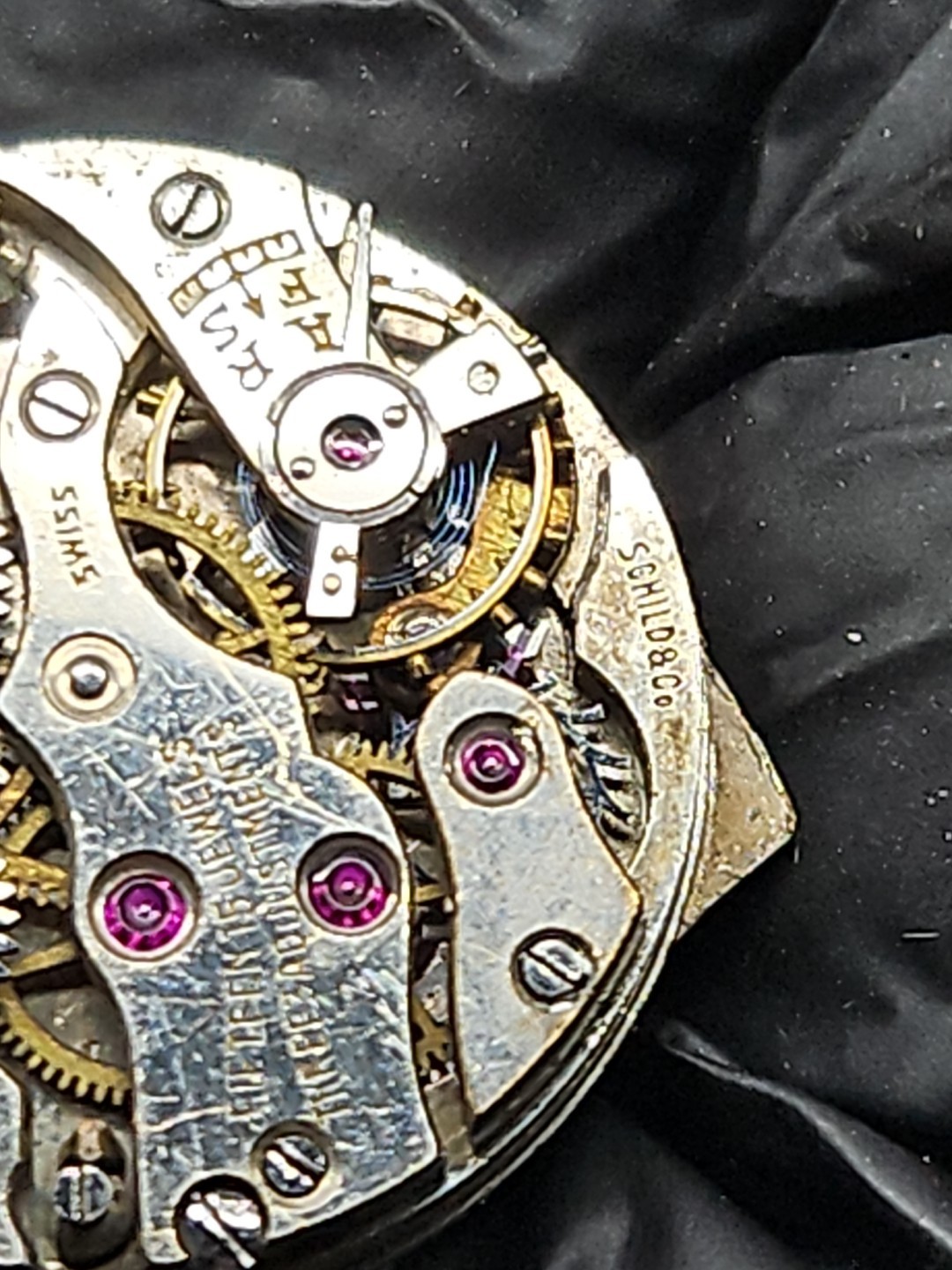 Art Deco Schild 15j Watch Movement Parts/Repair (R4)