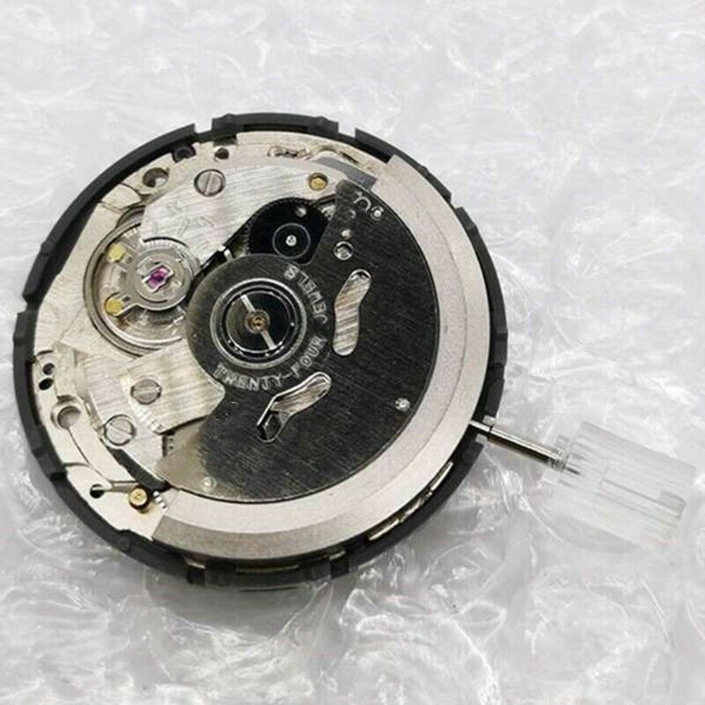 24 jewels Automatic Watch Movement Watch Stem Crown Date at 6 For NH35A
