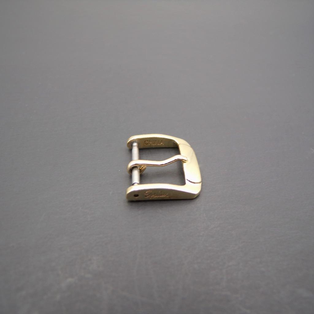 NOS Speidel 16mm Gold Tone Watch Strap Buckle (#13)