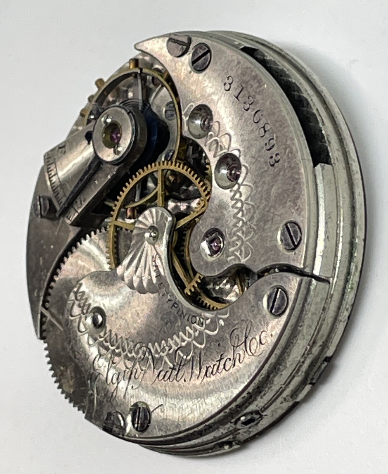 ELGIN POCKET WATCH MOVEMENT 1891 0s 11 Jewels Runs