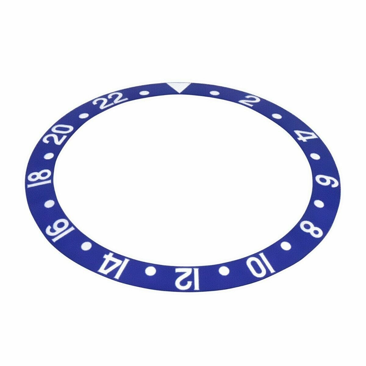 BEZEL INSERT FOR ROLEX GMT II SERIF FAT FONT 16700,16710,16713,16718 BLUEBERRY