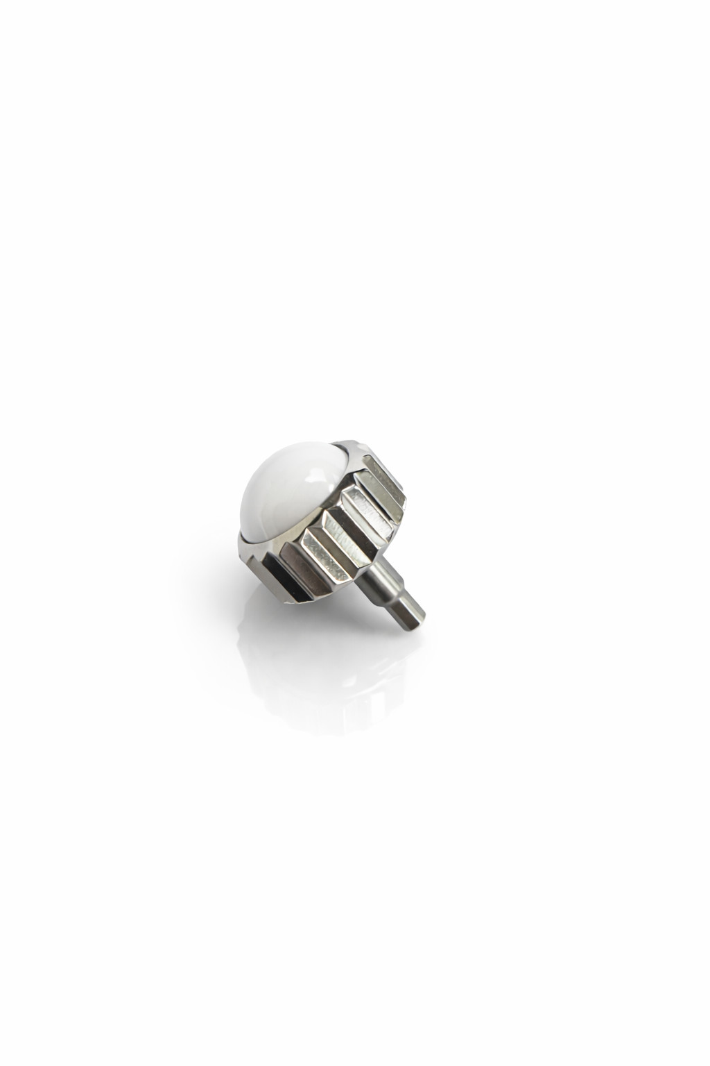 AUTHENTIC Chanel Watch Crown – S&S steel and Ceramic –for D.B 02474