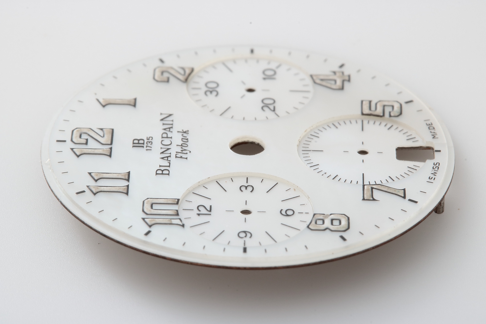 RARE Blancpain Flyback Chronograph Mother of Pearl Dial Watch Part WHITE MOP