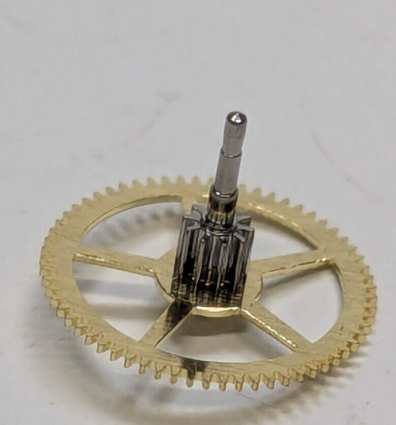 NOS FEF Fleurier 370 / BENRUS Cal CZ Watch Center Wheel and Pinion Part# 201-215