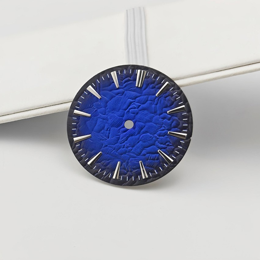 28.5mm Stone pattern Watch Dial Modified Mechanical for NH35/NH36 Movement