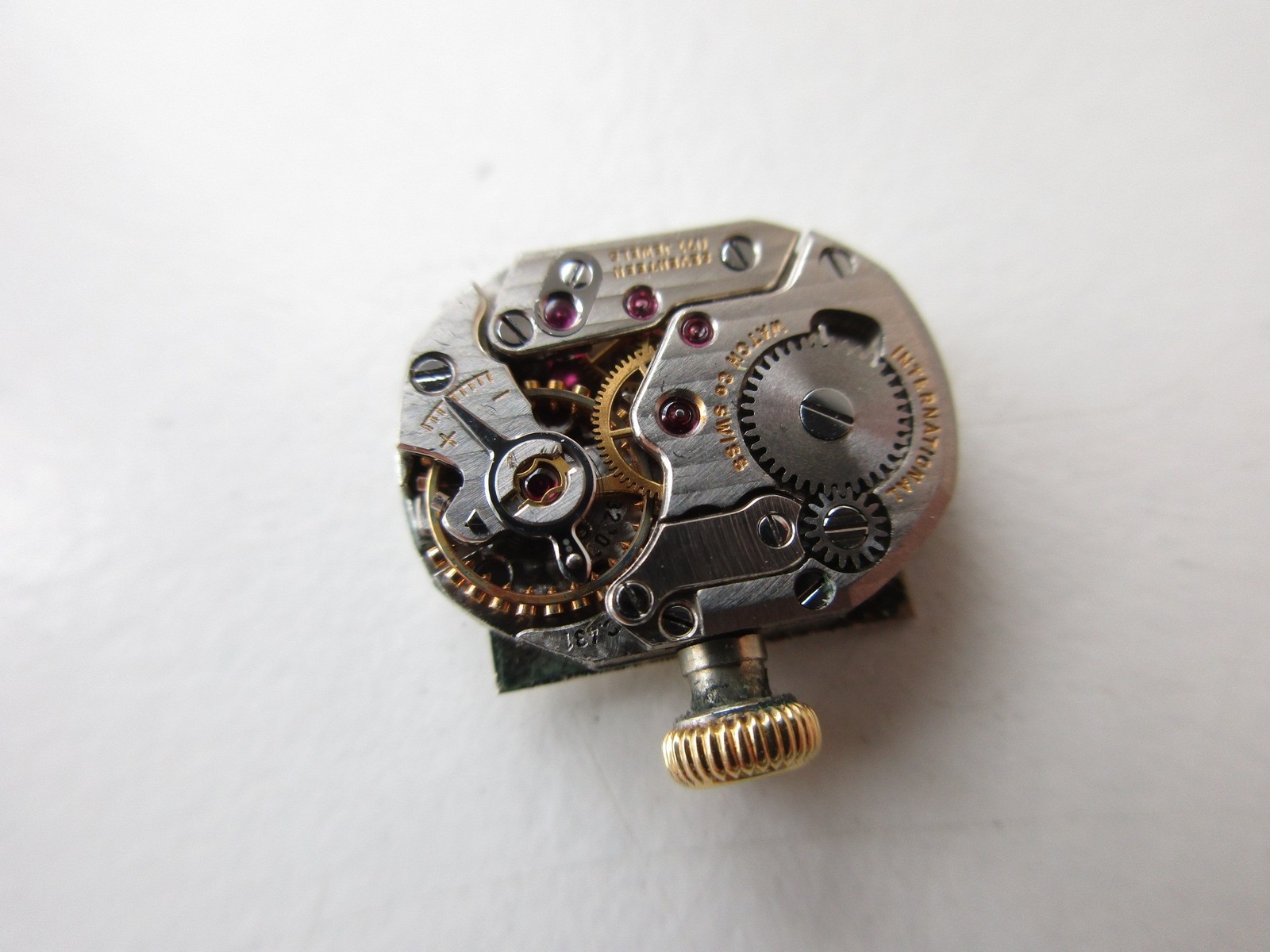 IWC International watch co cal. C.431 Swiss movement & dial – running