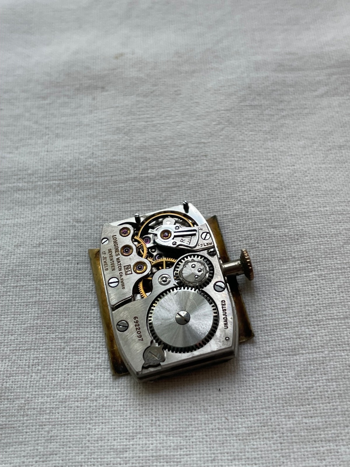 Longines 9L – movement for mens watch RUNS, lot0308