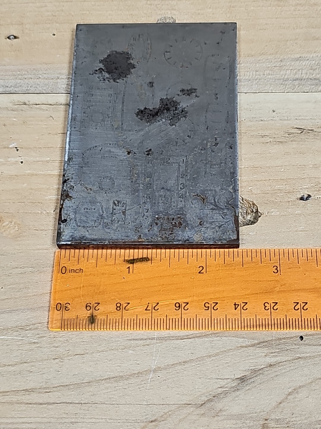 Vintage Multi Dial Printing Plate Bulova Hamilton Waltham Elgin T866