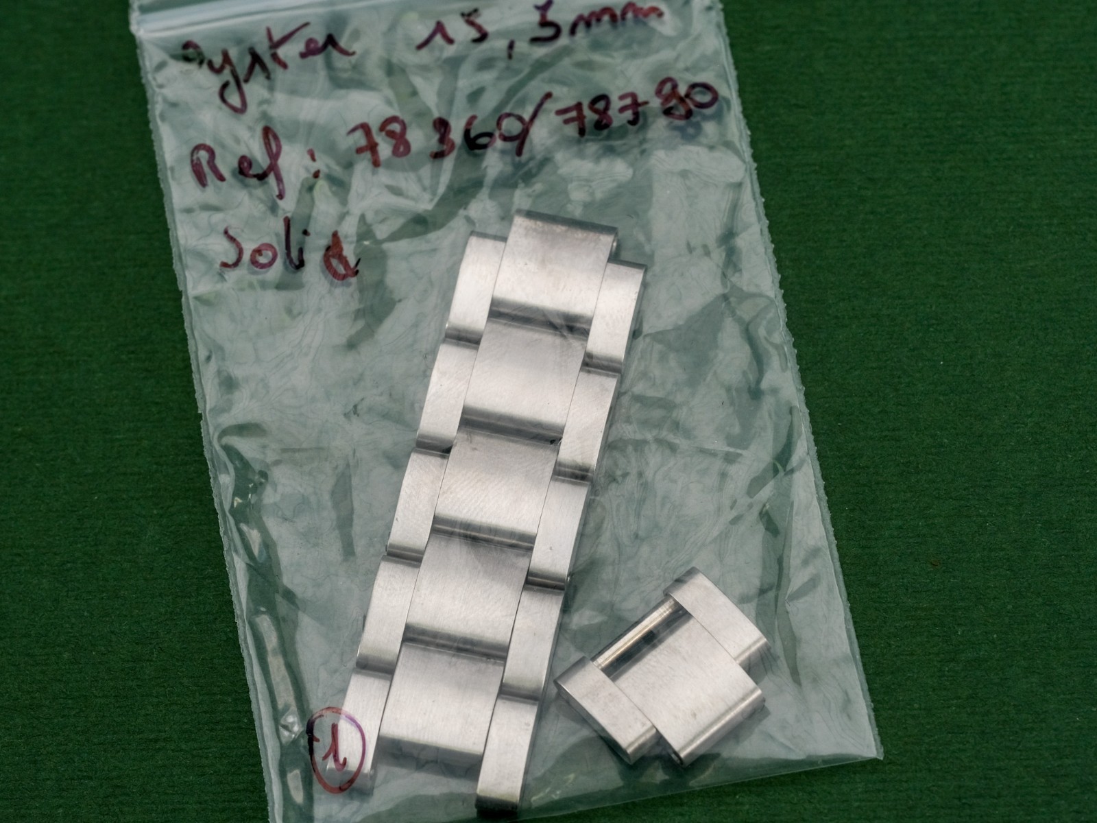 Authentic Rolex Oyster Bracelet Ref. 78360 Link 15,5mm for Daytona 16520 – Solid