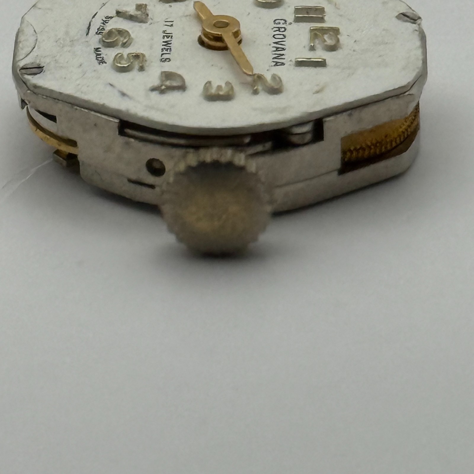 BFG 927 Watch Movement Grovana 17 Jewels Swiss Manual Wind Parts Repair 15.2mm
